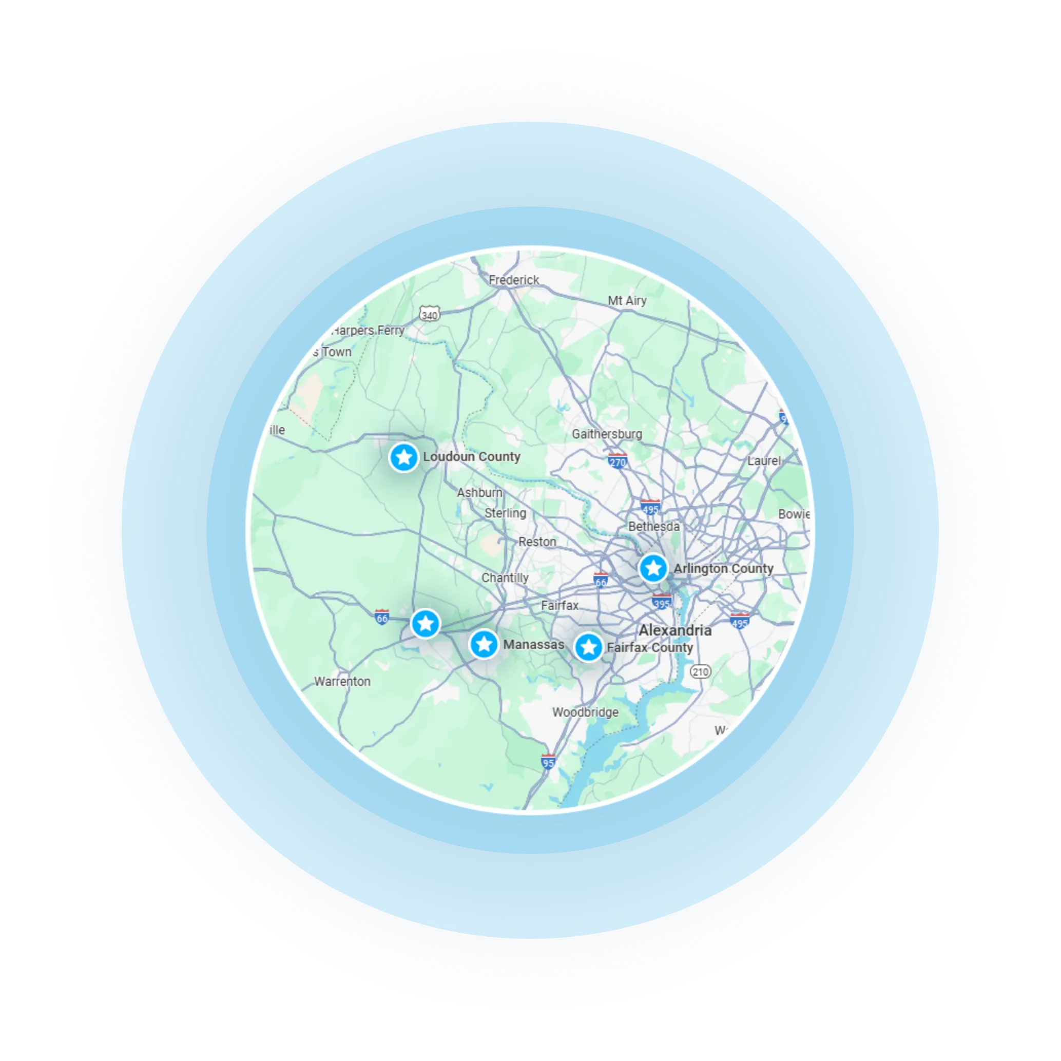 areas